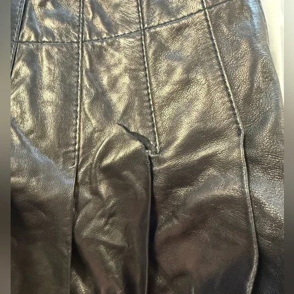 Alice + Olivia Black Pleated Skater Mini Skirt